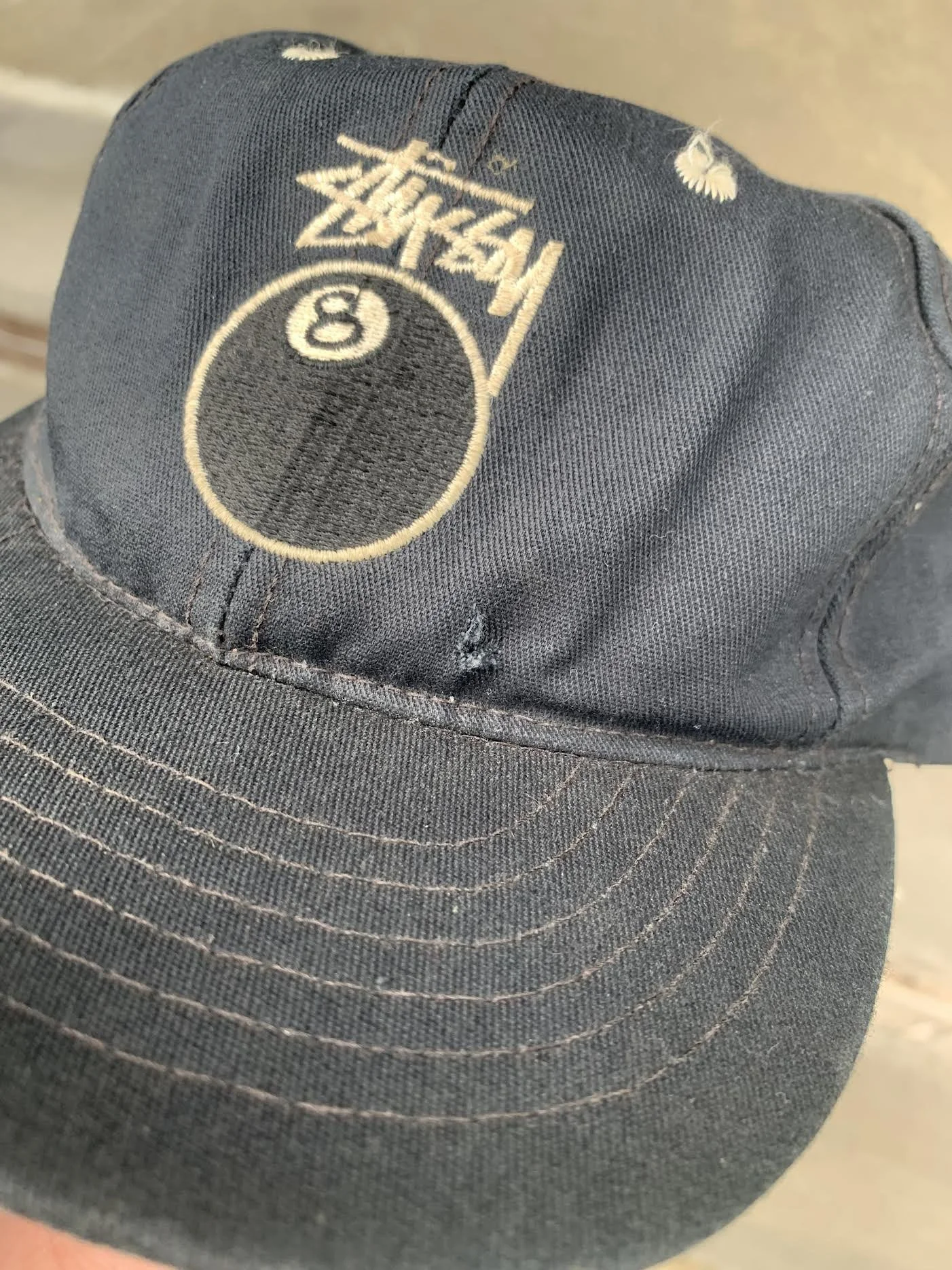 Vintage Stussy 8 Ball Snapback — RootsBK